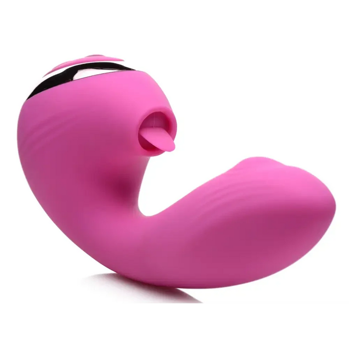 10x Licking G-throb Rechargeable Silicone Vibrator