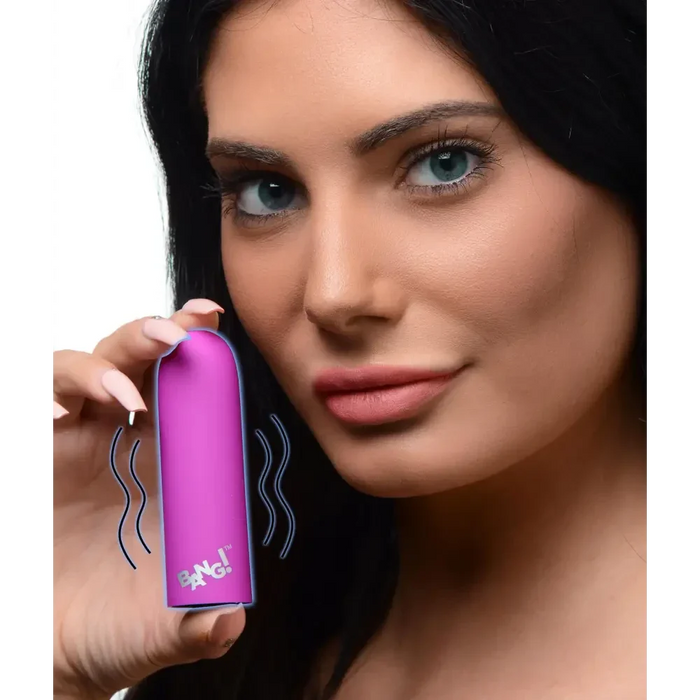 10x Mega Silicone Vibrator Purple