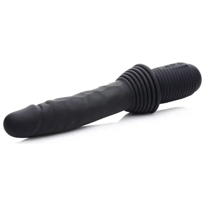10x Silicone Vibrating And Thrusting Dildo