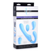 10x Vibrating Silicone Strapless Strap-on Blue