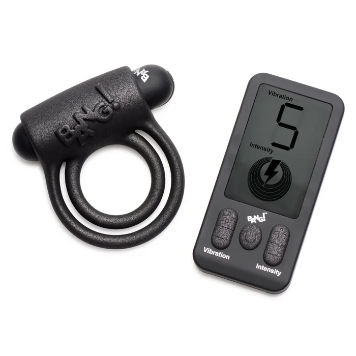 25x Vibrating Silicone Cock Ring With Remote Control