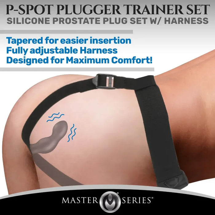 28x Remote Silicone Prostate Plug w/Comfort Harness