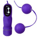 5 Function Purple Vibrating Pleasure Beads