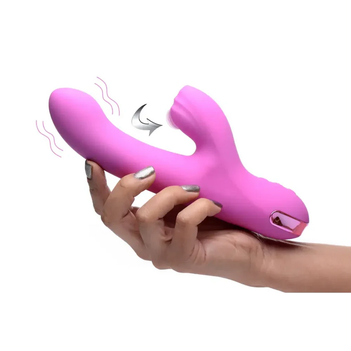 5 Star 13x Silicone Pulsing And Vibrating Rabbit