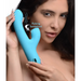 5 Star 13x Silicone Pulsing And Vibrating Rabbit Teal