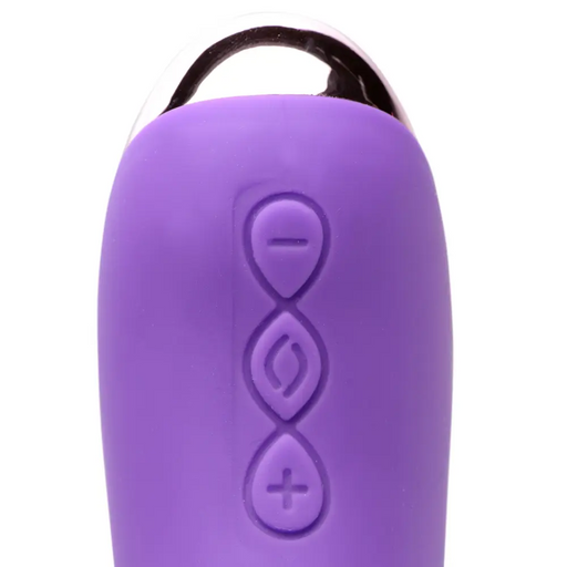 50x Silicone Beaded Vibrator Purple