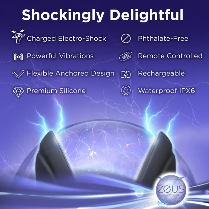 64x Electro-Spread Vibrating and E-Stim Silicone Butt Plug