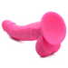 7.5-Inch Dildo with Balls Pink