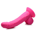 7.5-Inch Dildo with Balls Pink