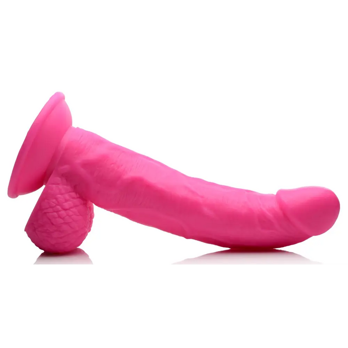 7.5-Inch Dildo with Balls Pink