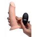 7x Inflatable And Vibrating Remote Control Silicone Dildo