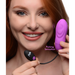 7x Pulsing Rechargeable Silicone Vibrator Purple
