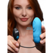 7x Pulsing Rechargeable Silicone Vibrator Blue