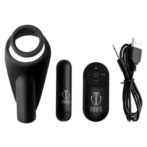 7x Silicone C-Ring with Vibrating Taint Stimulator