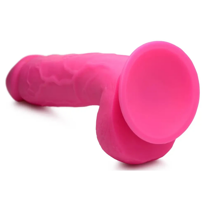 8.25 Inch Dildo With Balls Pink
