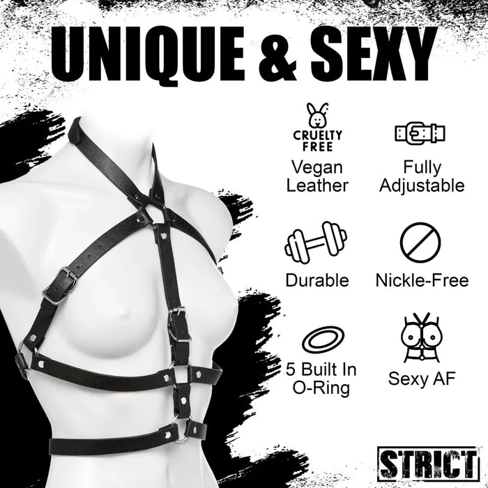 Adjustable Female Chest Harness