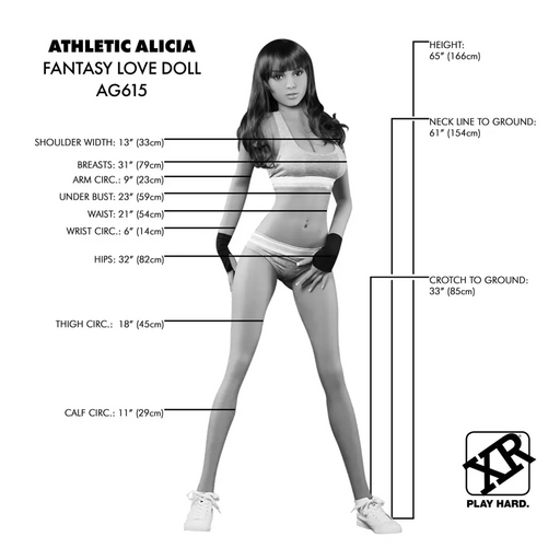 Athletic Alicia Fantasy Love Doll