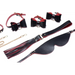 Black And Red Bow Bondage Set w/Carry Case