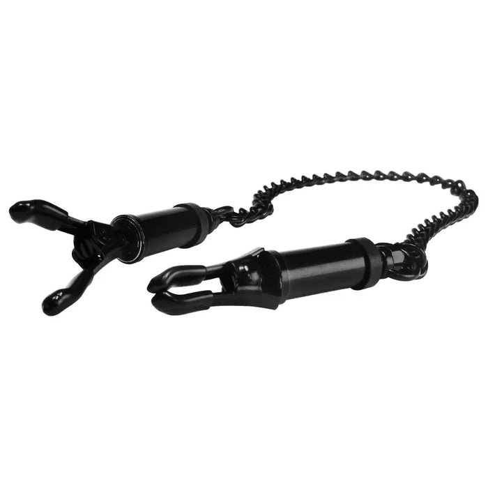 Black Deluxe Adjustable Nipple Clamps