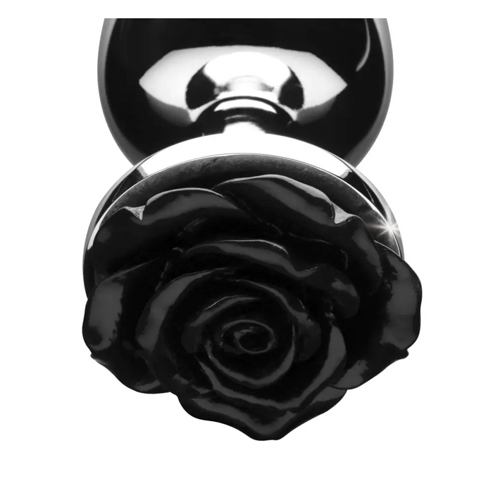 Black Rose Anal Plug Large