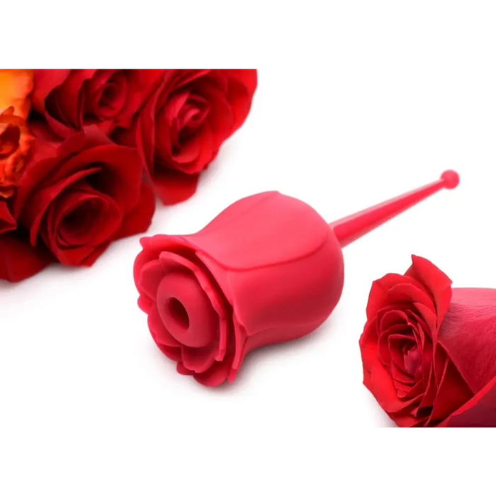 Bloomgasm Rose Buzz 7x Silicone Clit Stimulator And Vibrator