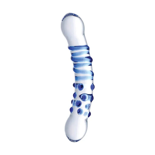 Blu Dual Ended Glass Dildo