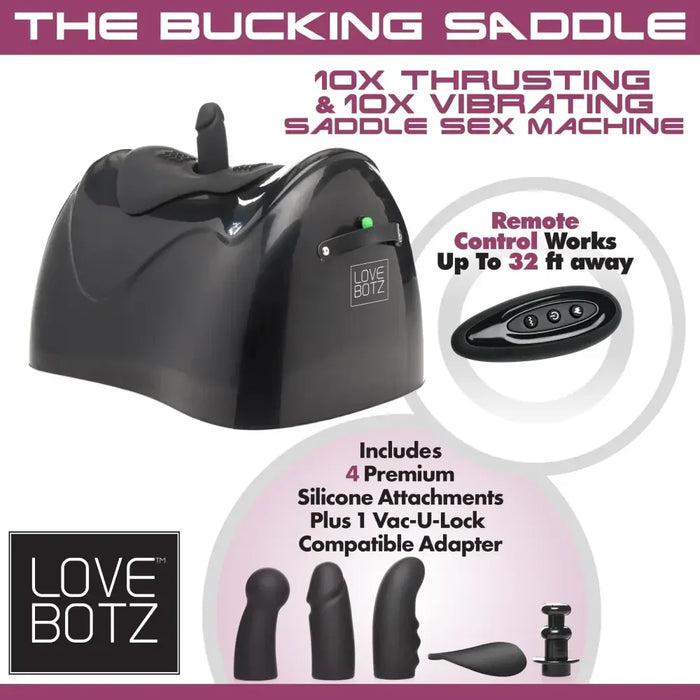 The Bucking Saddle 10x Thrusting And Vibrating Sex Machine