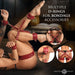 Crimson Captive Thigh Wrist And Ankle Hog Tie Restraints