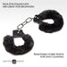 Cuffed In Fur Furry Handcuffs Black