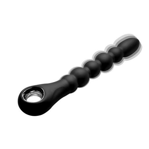 Dark Scepter 10x Vibrating Silicone Anal Beads
