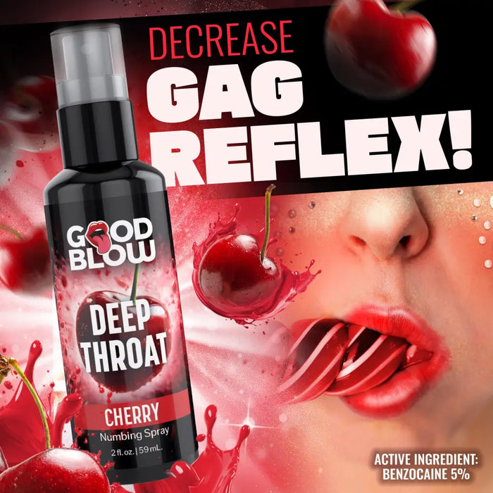 Deep Throat Cherry Numbing Spray