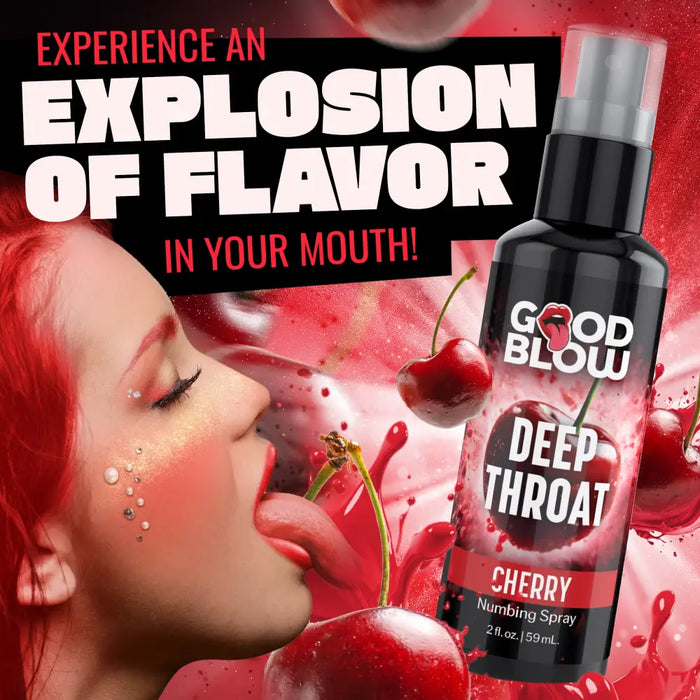 Deep Throat Cherry Numbing Spray