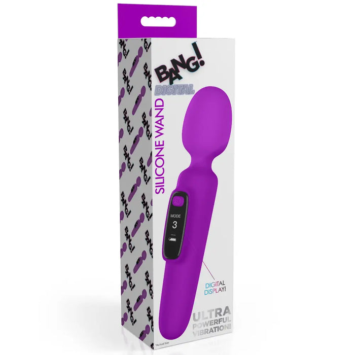 Digital Silicone Wand With Display
