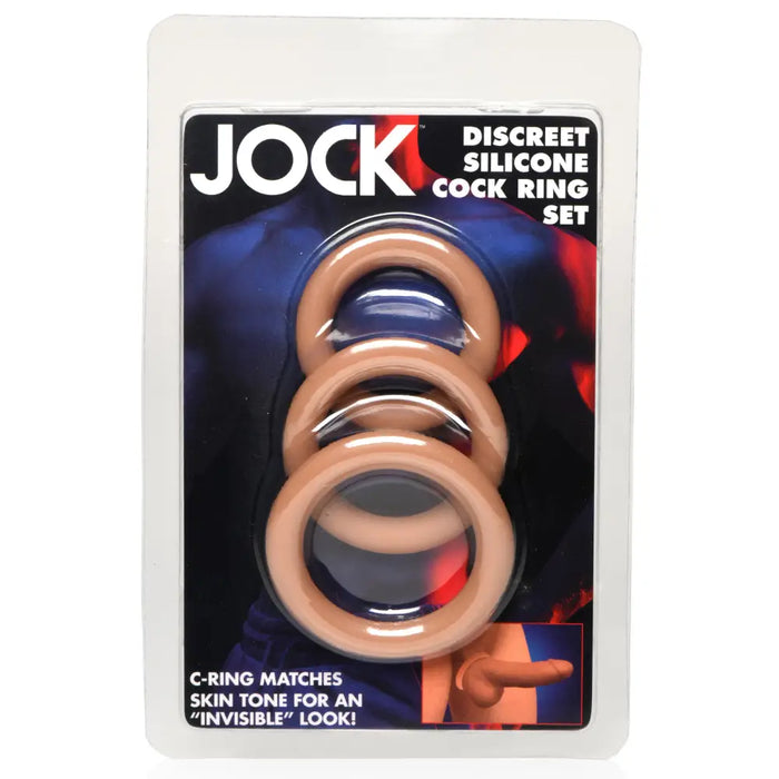 Silicone Cock Ring Set - Medium