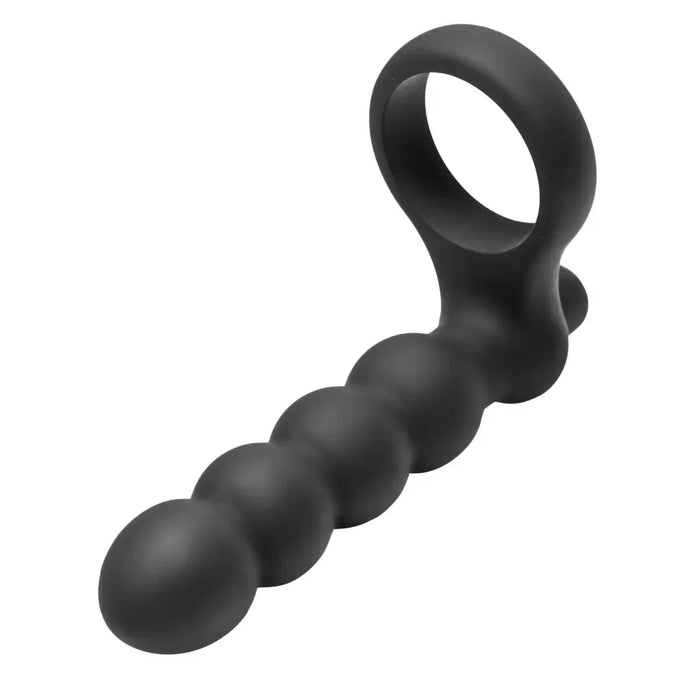 Double Fun Cock Ring With Penetration Vibe