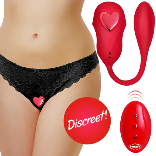 Double Love Connection Discreet Panty Vibe with Remote