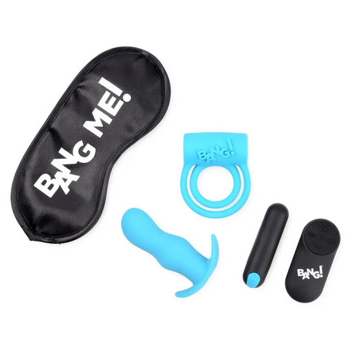 Duo Blast Remote Control Cock Ring And Butt Plug Vibe Kit