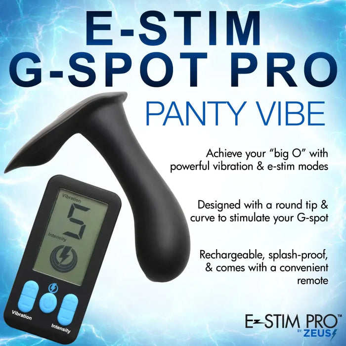 E-stim G-spot Silicone Panty Vibe