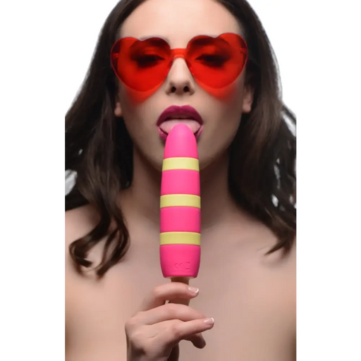 Fizzin 10x Popsicle Silicone Rechargeable Vibrator