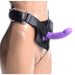 Flaunt Strap On With Purple Silicone Dildo