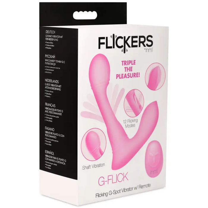 G-Spot Flicking Silicone Vibrator with Remote