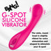 G-spot Silicone Vibrator Pink