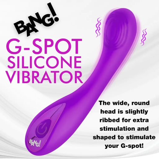 G-Spot Silicone Vibrator Purple
