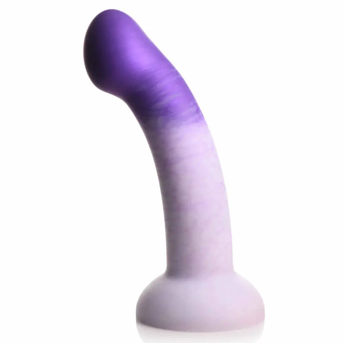 G-Swirl Silicone Dildo Purple