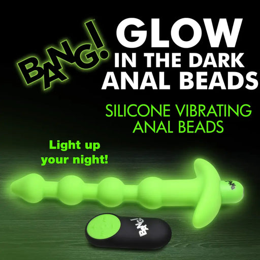 Glow-in-the-dark Silicone Anal Beads