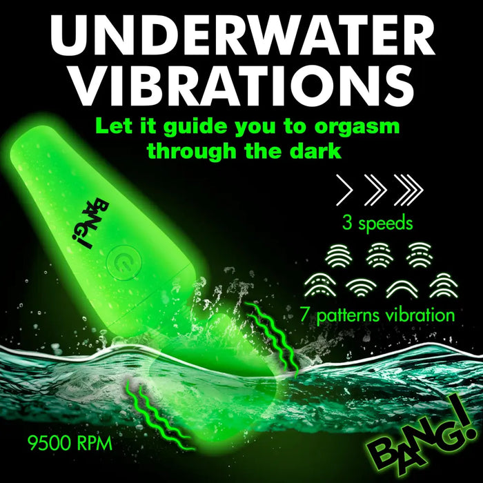 Glow-in-the-dark Silicone Wand