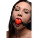 Heart Beat Silicone Shaped Mouth Gag