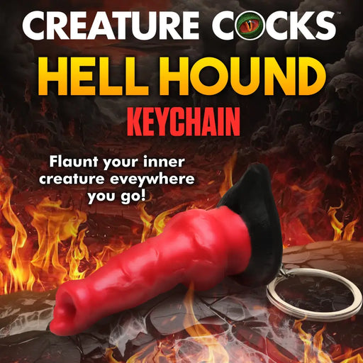 Hell Hound Mini Dildo Key Chain