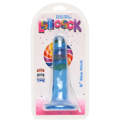 Inch Slim Stick Berry Ice Dildo