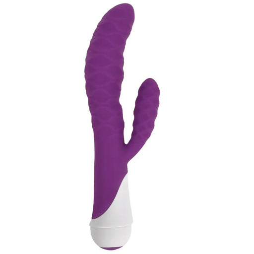 Ivy 20x Wavy Silicone Rabbit Vibe Purple